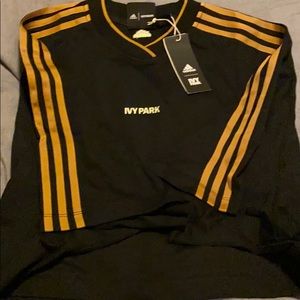 Ivy Park Drip 2 three stripes crop top